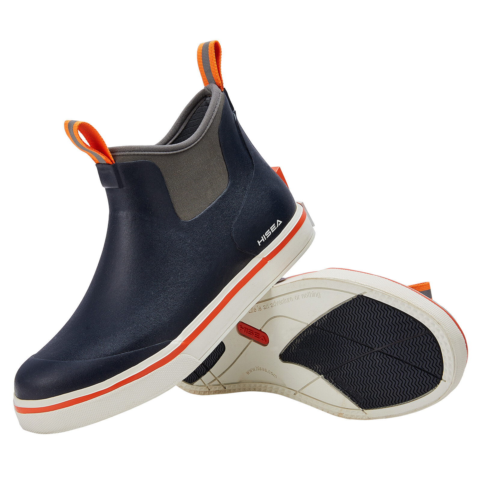 HISEA Men Ankle Deck Boots Waterproof Foam Fishing Outdoor Sport Rain Work Boots