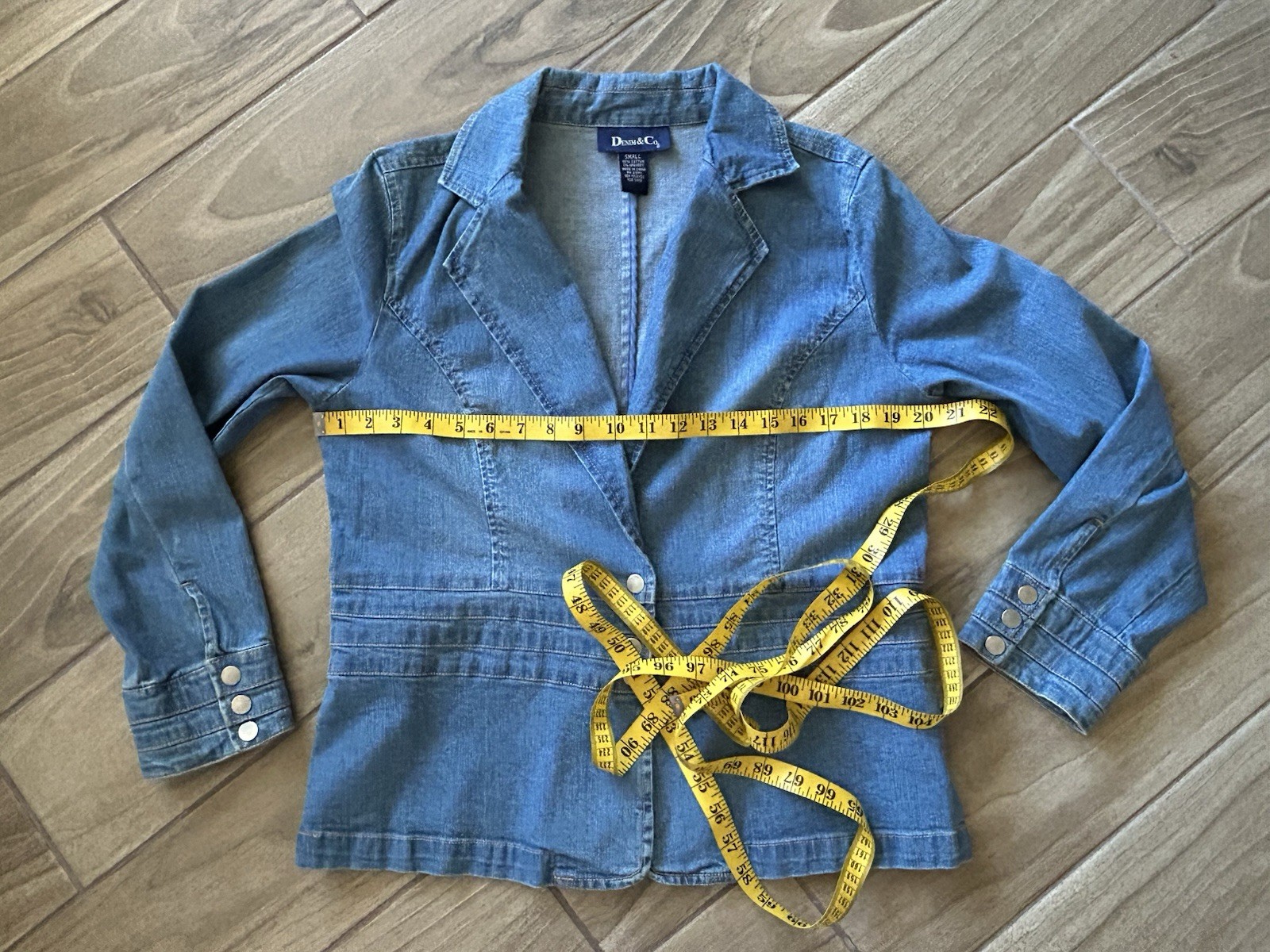 VTG Tailored Denim & Co Blazer Western Jacket Woman’s Small Casual or Dress Up