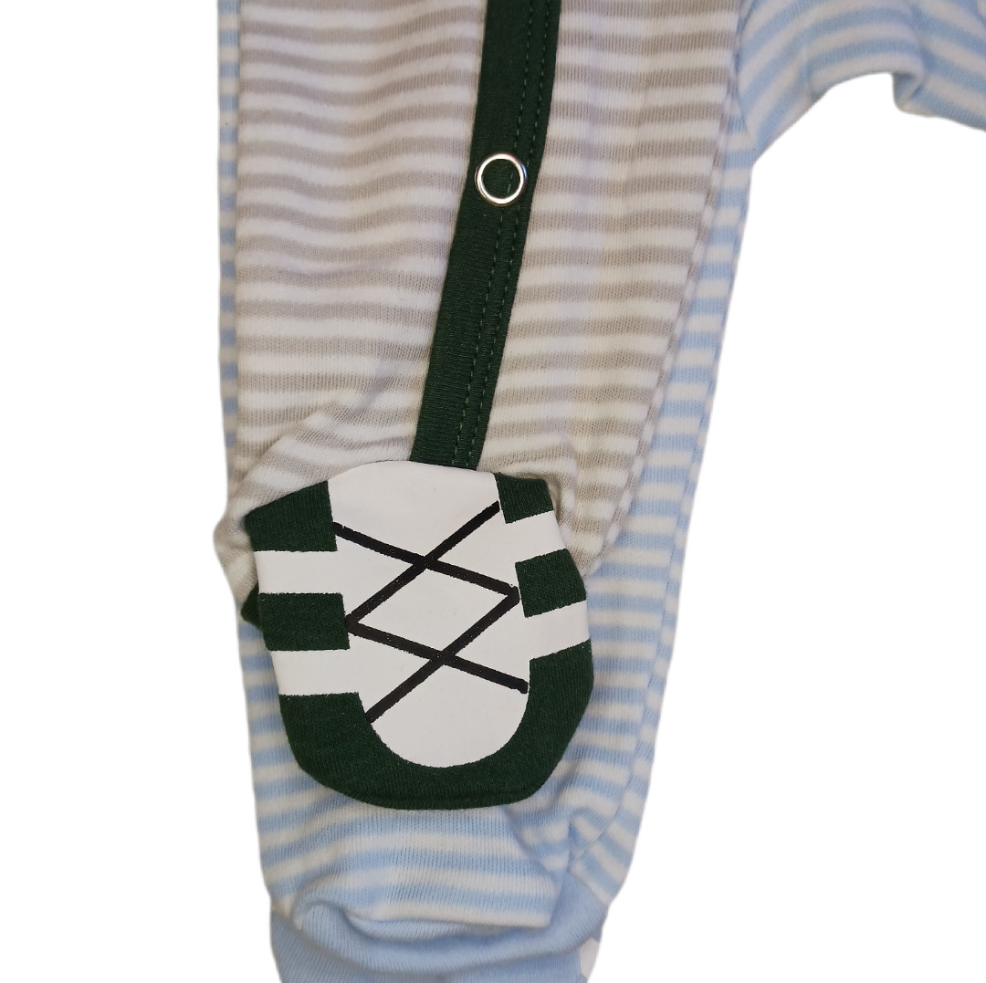 New York Jets Newborn 0/3M Sleeper NFL Baby Long Sleeve 2 Piece Set 0-3 Month