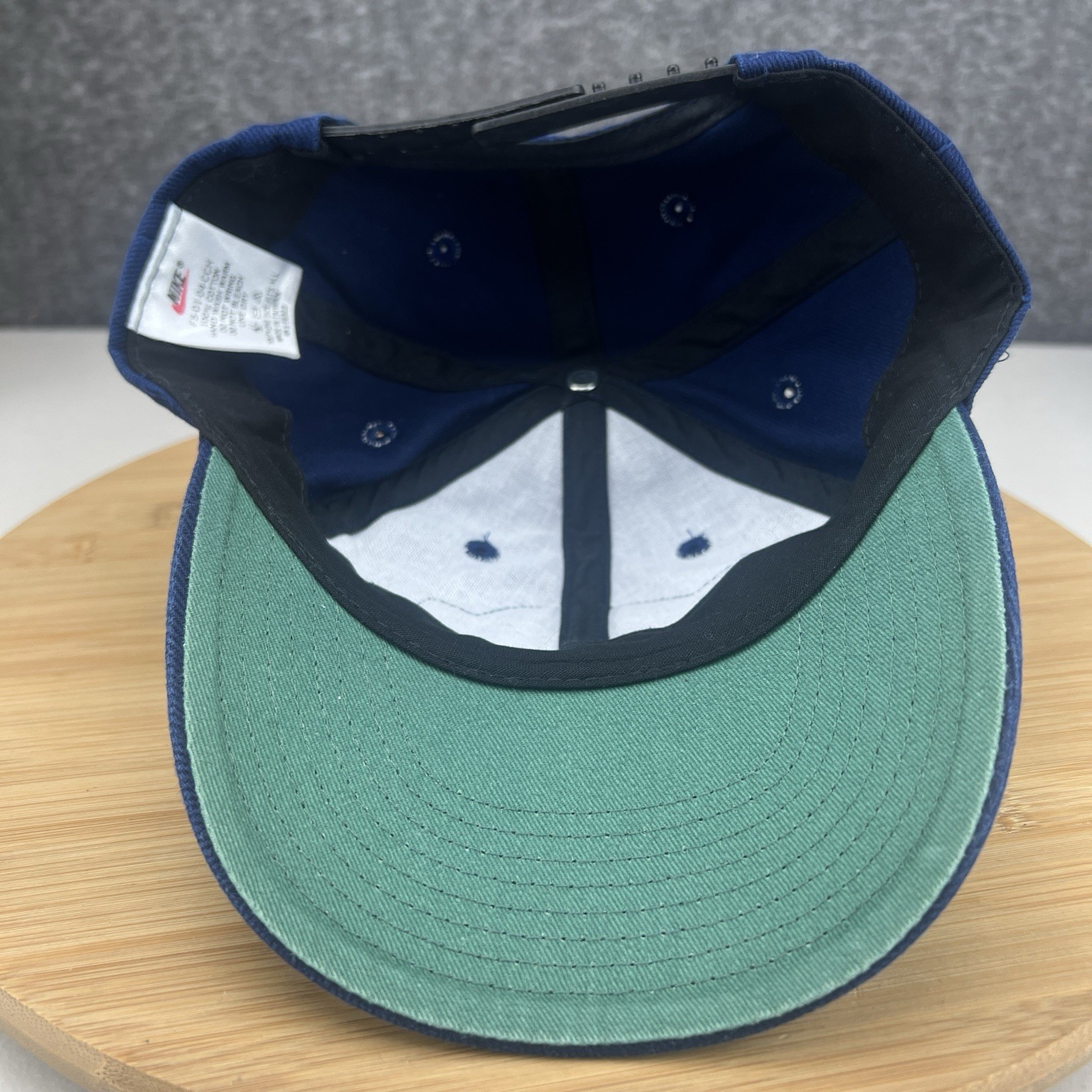 Vintage Nike Street Hockey Hat Cap Snapback OSFM Youth Kids Blue Embroidered