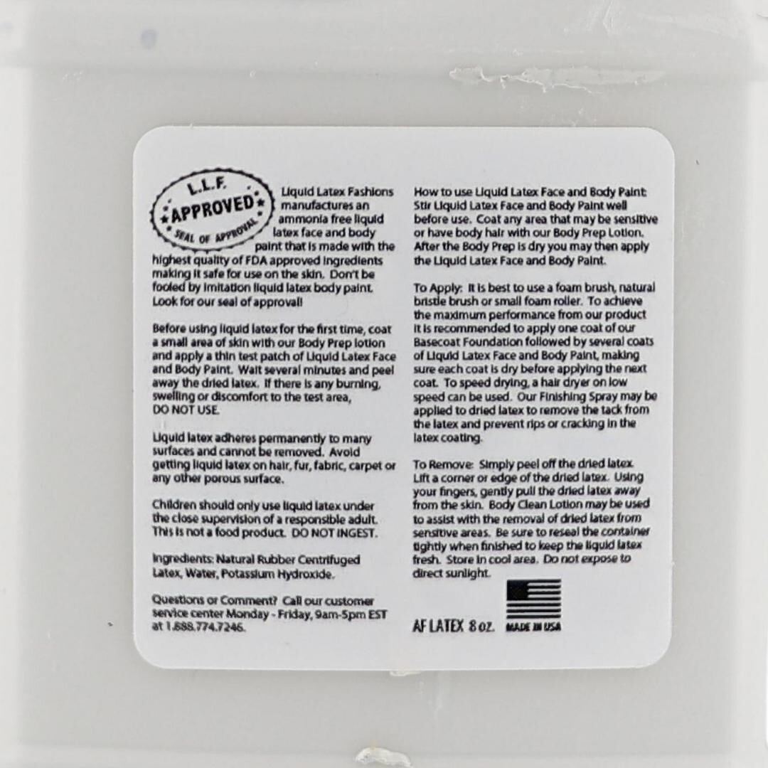 Basecoat Foundation 8 Fl Oz – Face and Body Paint, Liquid Latex Primer