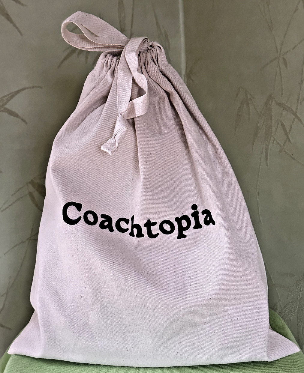COACH COACHTOPIA ERGO BAG w/MINI FLOWER APPLIQUE:NWT BLACK/ICE BLUE CR438