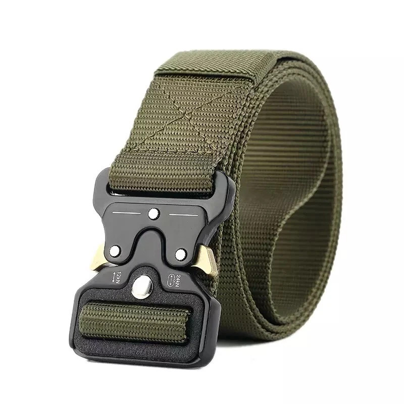 MEN Casual Military Tactical Army Adjustable Quick Release Belts Pants Waistband