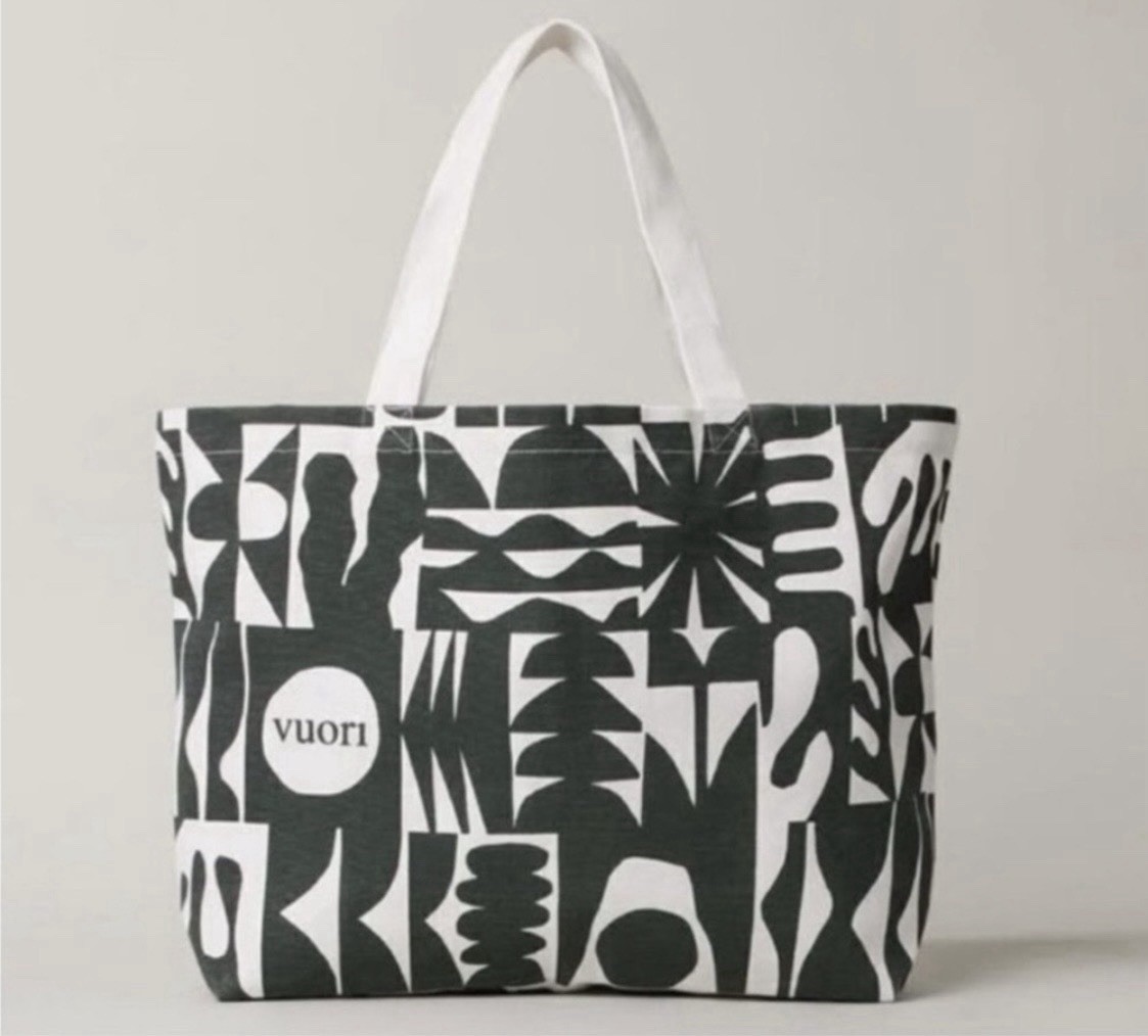 Vuori Holiday Tote Bag Canvas Limited Edition 2024 Green