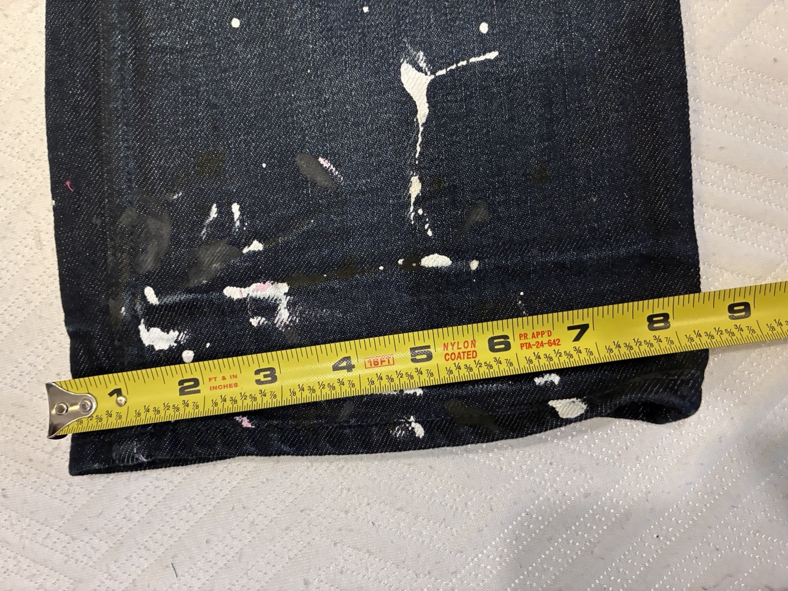 Vayder STRAIGHTFILLIPO PAINT SPLATTER Made in USA $495 Men’s Size 30