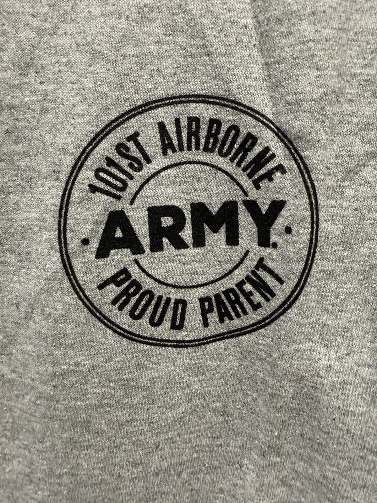 United States Army “101st AIRBORN PROUD PARENT” Gray T Shirt Tee – Sz XXL