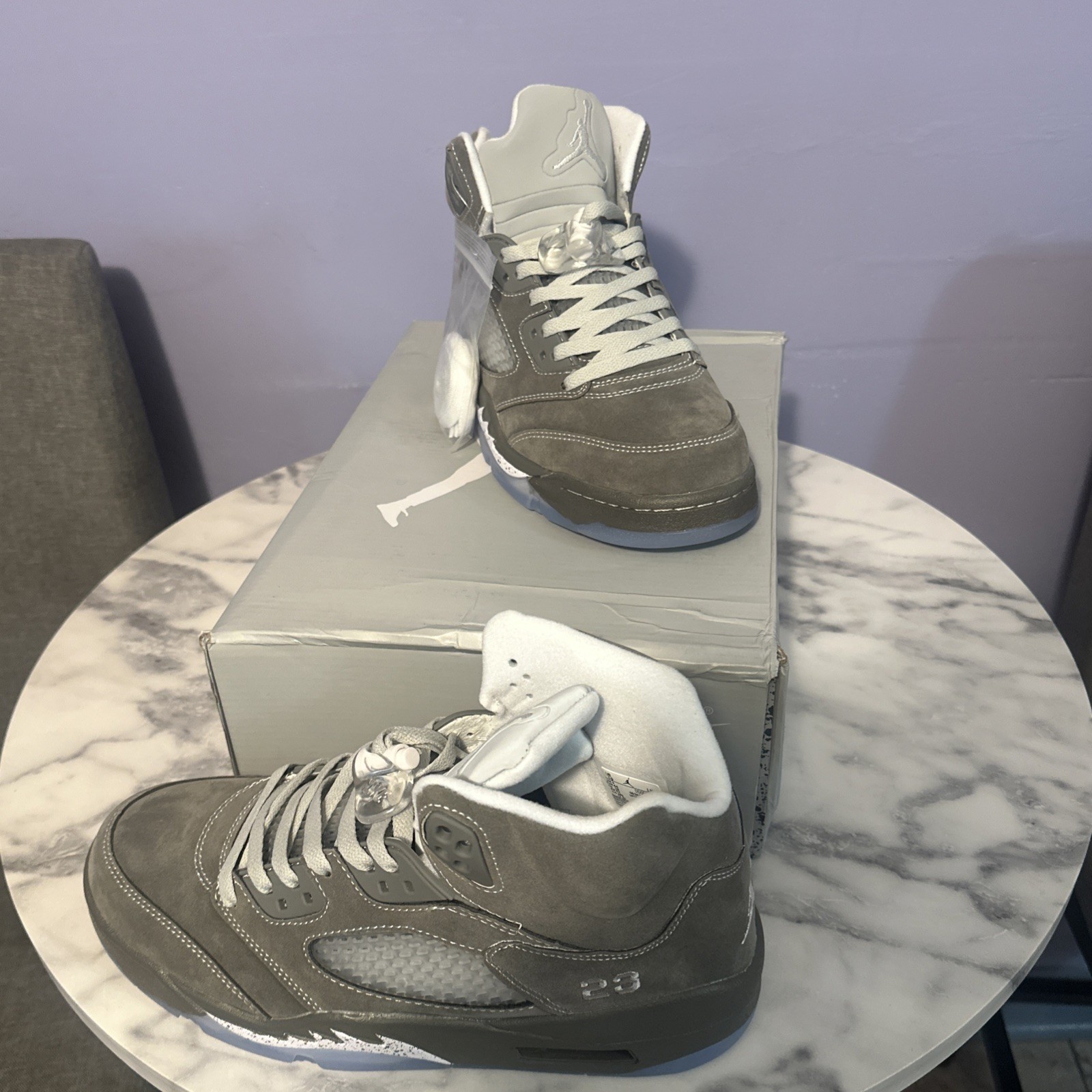 Air Jordan Five Retro 2026 Wolf Grey- Men’s Size 10.🔥