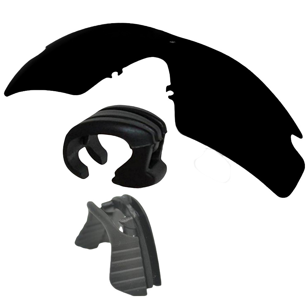stealth black polarized Lenses for M Frame 3.0/frame clip&nose clip/head strap