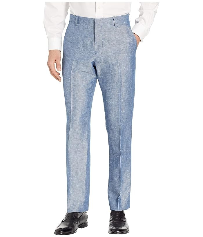 Perry Ellis Portfolio Men’s Modern-Fit Linen/Cotton Dress Pants