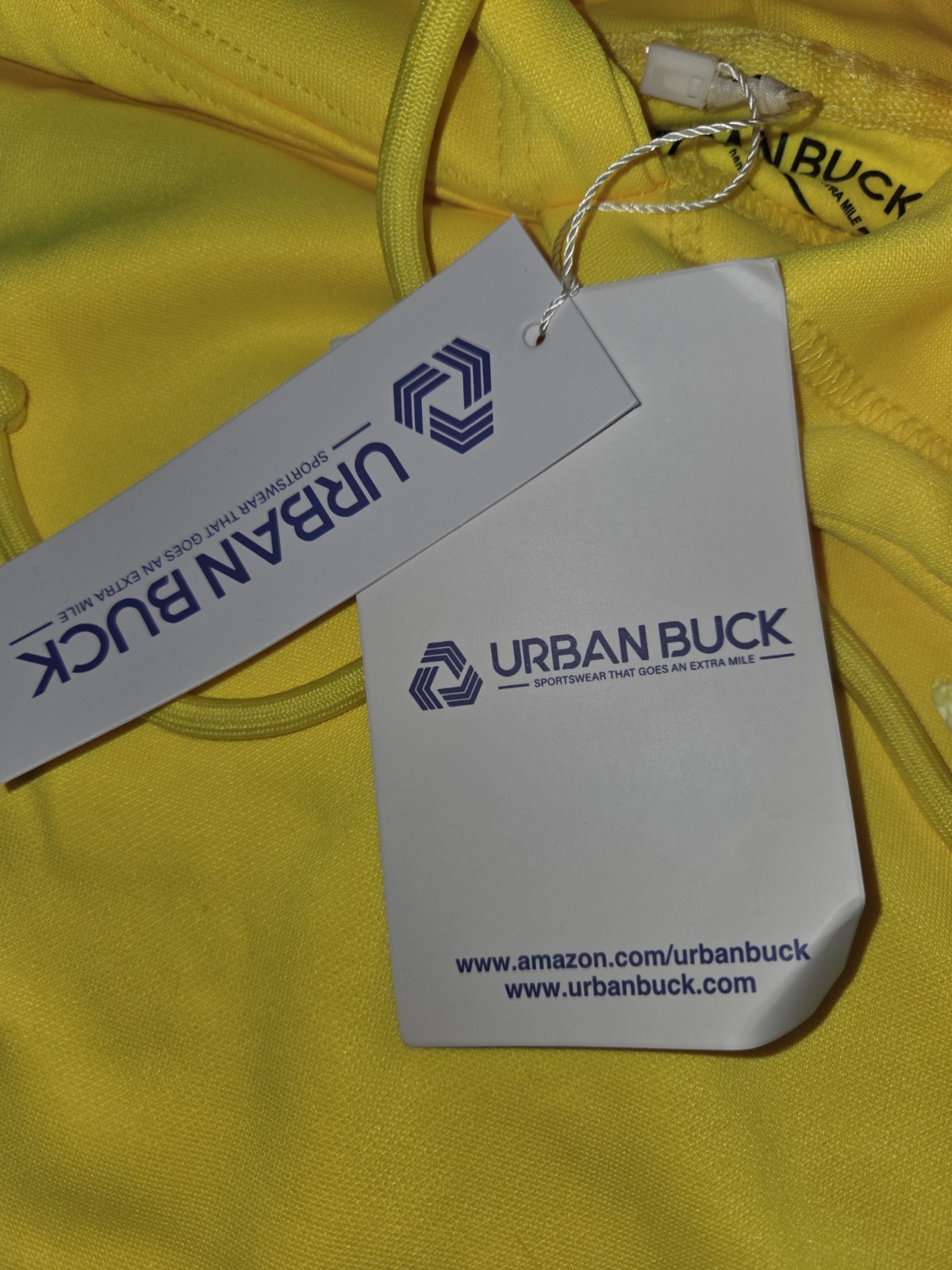 Neon Yellow Cropped Hoodie Women’s Size Med NWT Bright Pullover Sweatshirt Urban