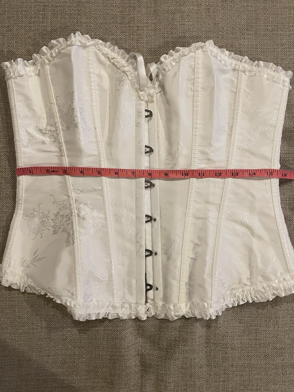 Adjustable Corset Women’s Size M Brilliant White Boned