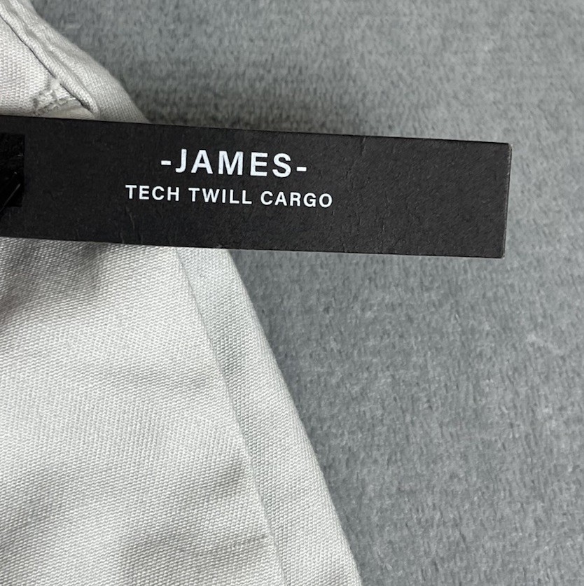 NEW WXYZ Los Angeles James Tech Twill Cargo Pants Light Gray Utility Gorpcore