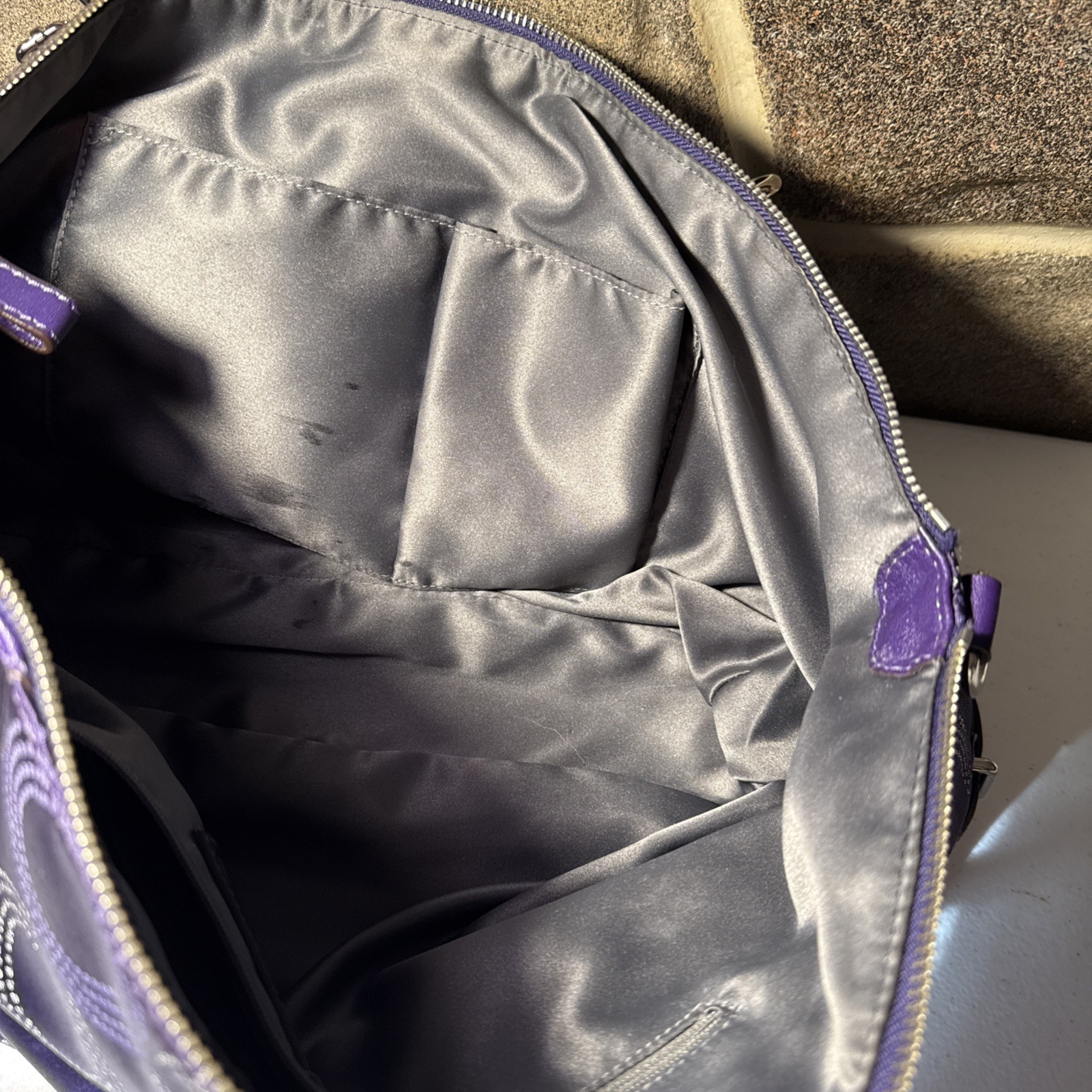 Coach Madison Dotted Op Art Large Sophia Satchel Style