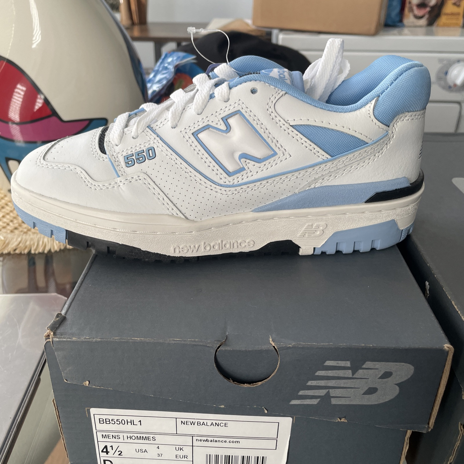 Size 4.5 – New Balance 550 Team Carolina Blue