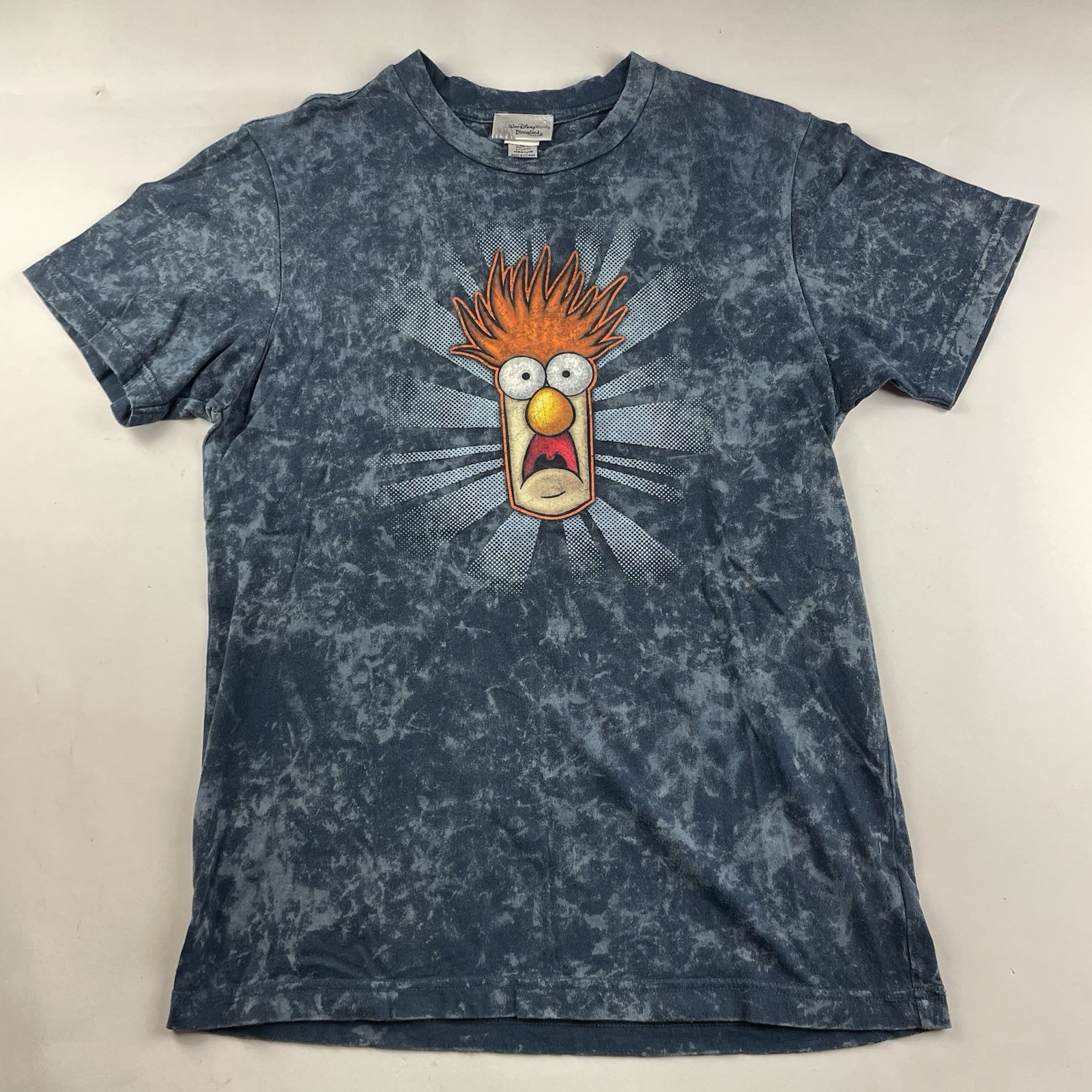 Disney The Muppets Shirt Mens M-S Beaker Henson Tie Dye VTG Y2K CLEAN