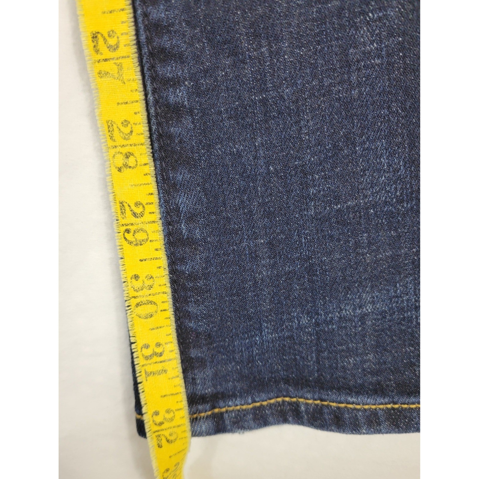 American Eagle Skinny Kick Jeans Womens 12 Reg Dark Wash Sequin Pocket Stretch