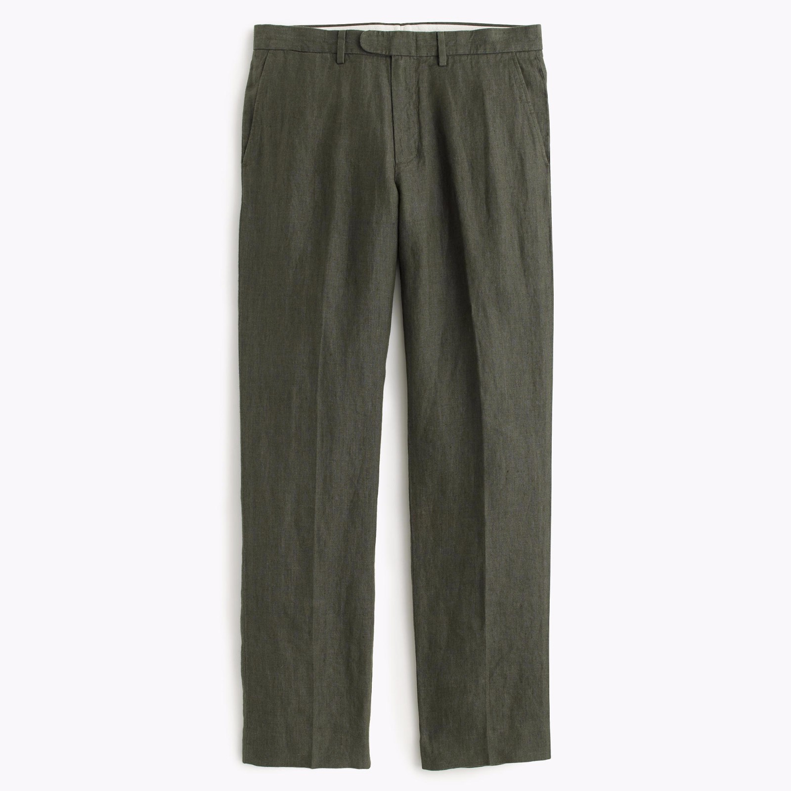 J.Crew Bowery Pant in Baird McNutt Irish Linen Herringbone | 32/32 | $148