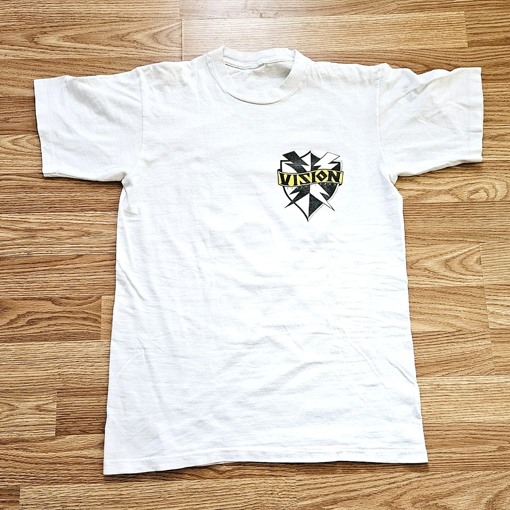 Vintage 80s Vision Street Wear Skate T Shirt Adult Medium Single Stitch
