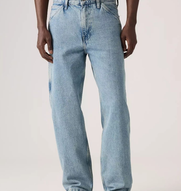 NEW MENS LEVIS 568 Loose Straight Carpenter BLUE Jeans SIZE 42 30 558490047