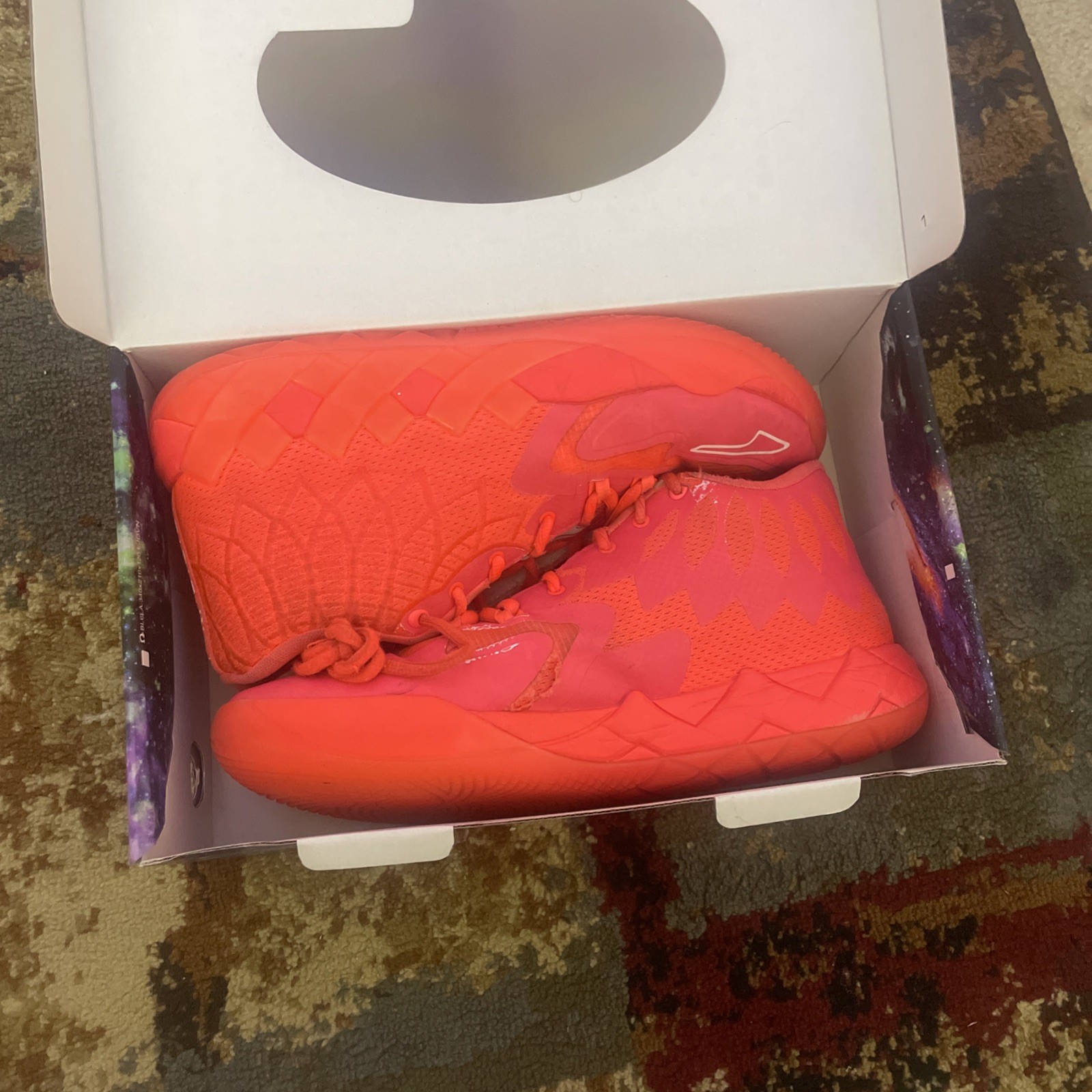 PUMA LaMelo Ball MB.01 Mens Size 11.5 (Breast Cancer Awareness) Basketball Shoes