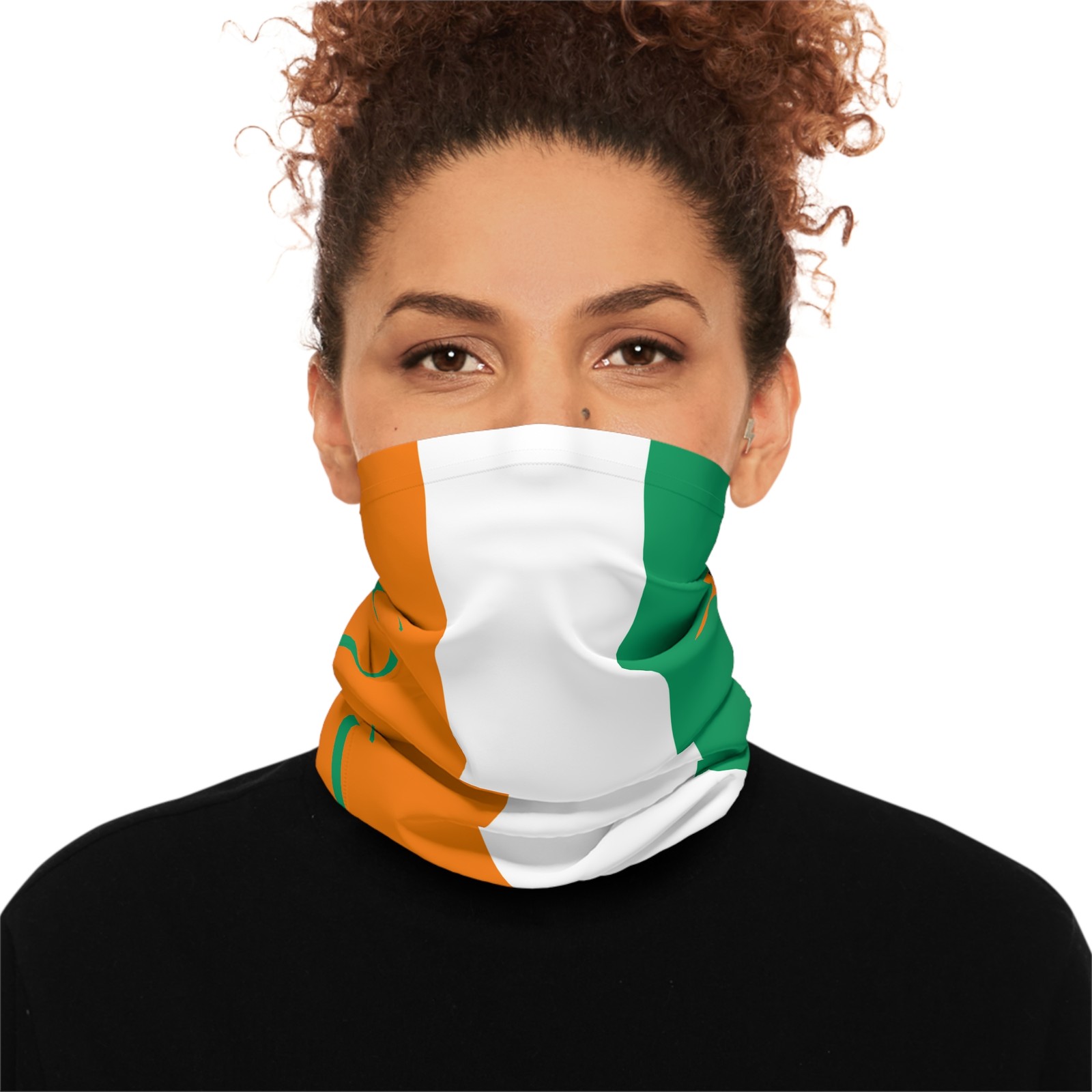 Ivory Coast Flag Neck Gaiter | Côte d’Ivoire Tricolor