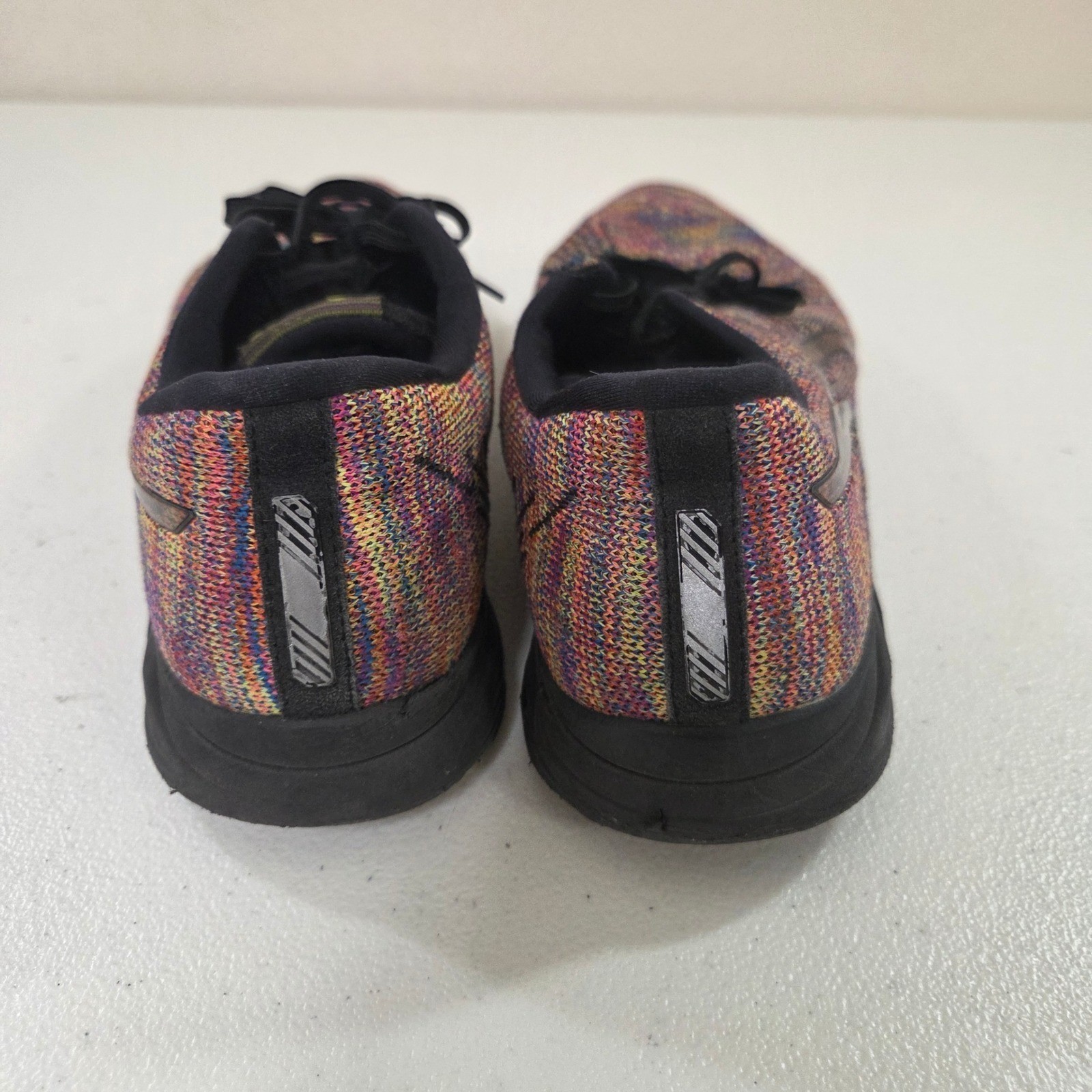 ASICS Roadhawk FF 2 Mens Running Shoes Multi-Color Black Knit 1011A176 Size 9