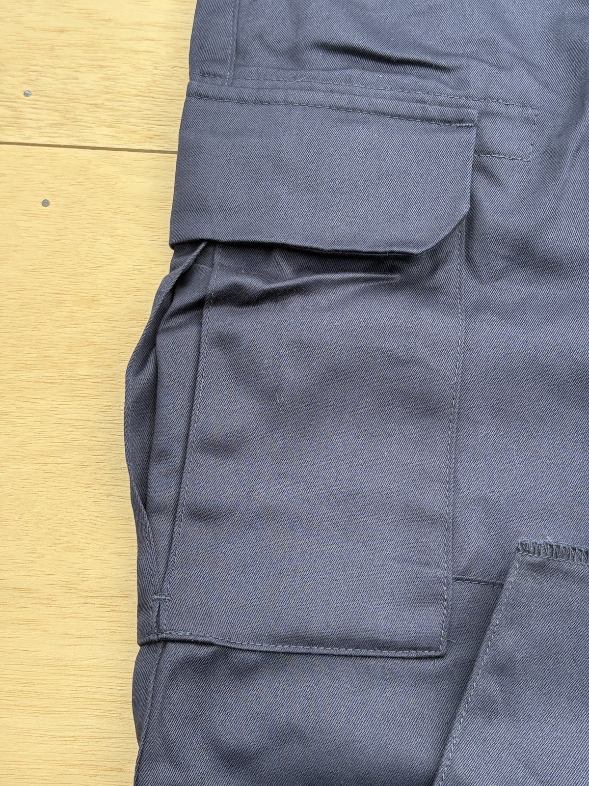 5.11 Tactical Men Pants 38 Blue Cargo Pockets Unhemmed Law Enforcement NWT