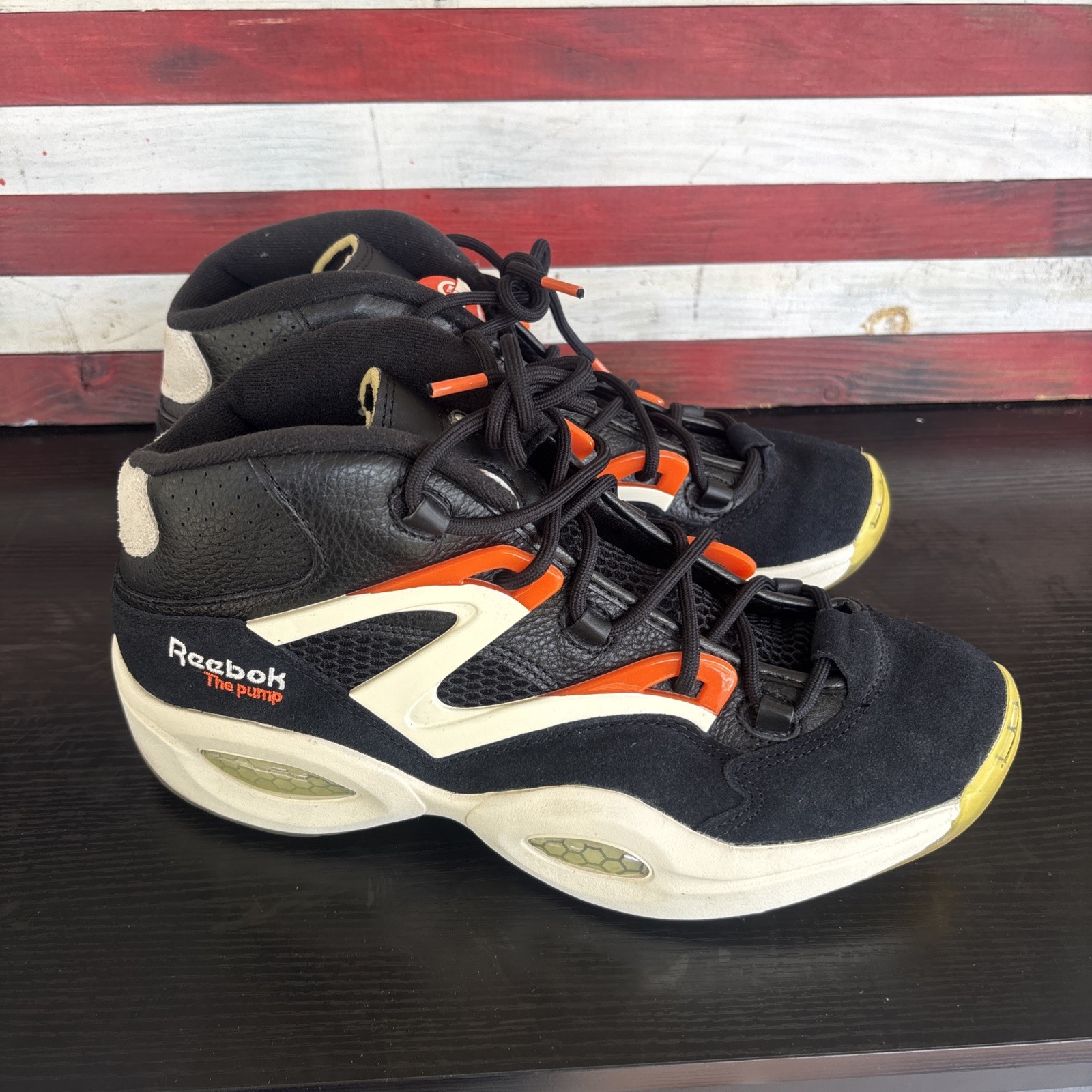 Reebok Question ‘Pump Omni Lite’ Basketball Sneakers H06496 Mens 11 ‘The Pump’