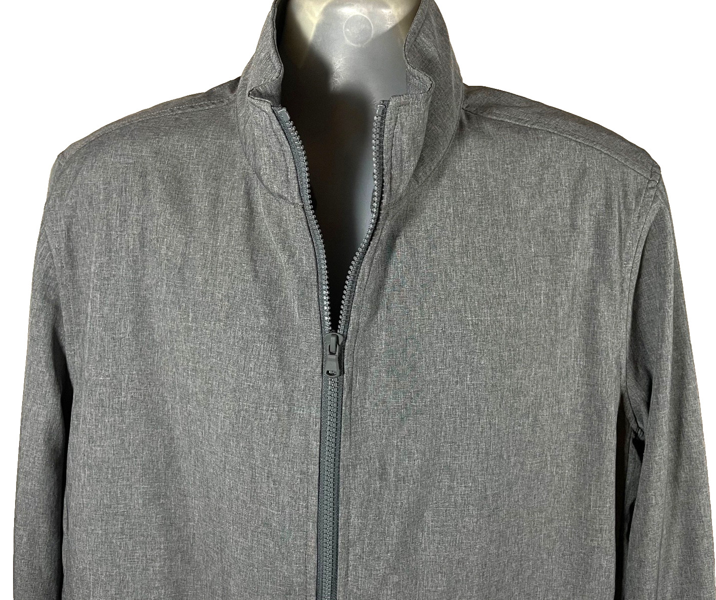 Zachary Prell Men’s Gray 3-in-1 Jacket XL Removable Quilted Vest Layered Zip Up