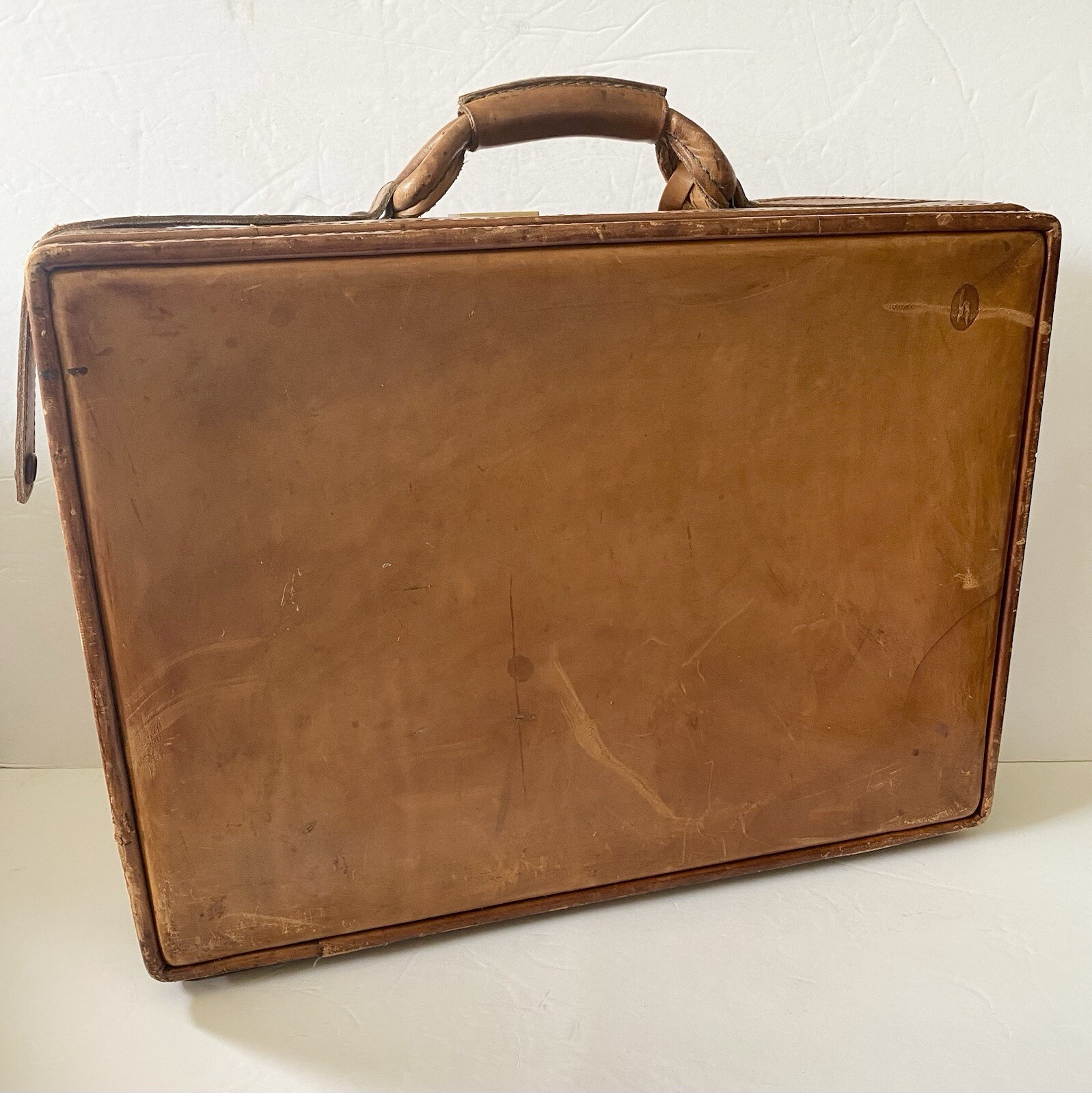 Vintage Hartmann Belting Leather 18 Inch Attache Briefcase Brown