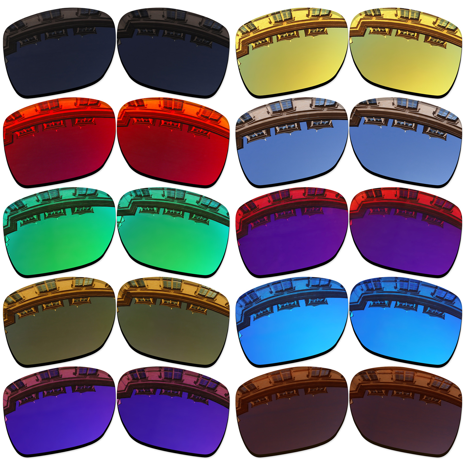Vonxyz 20+ Color Replacement Lenses for-Oakley Dispatch 1 OO9090 SunglassesES