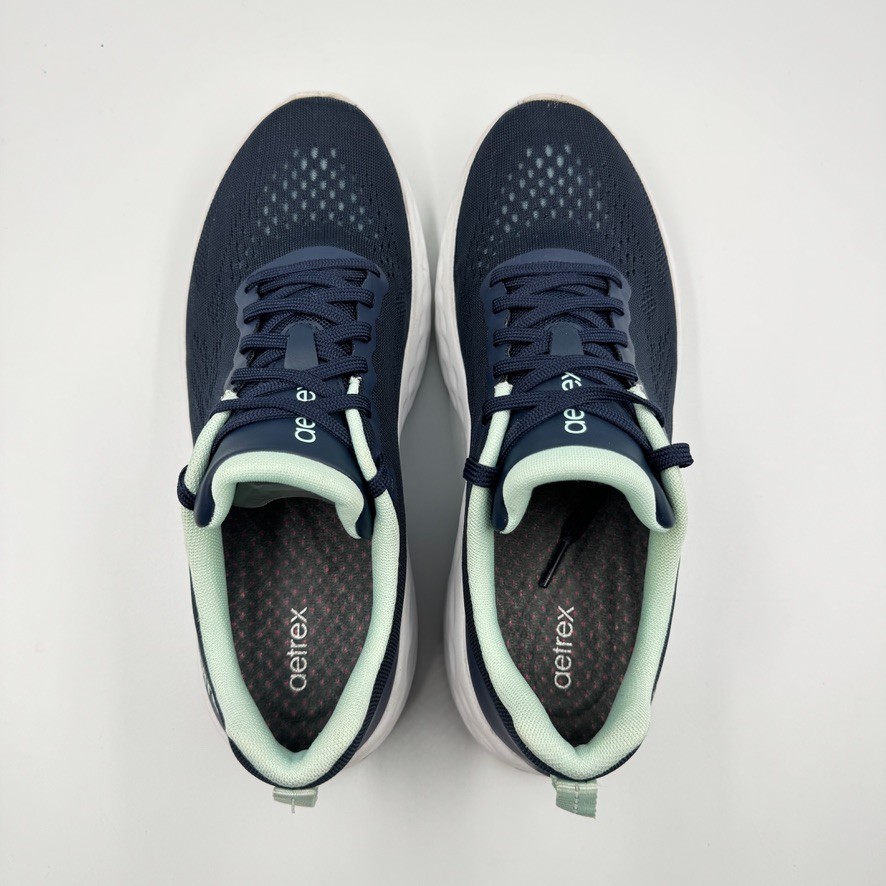 Aetrex Danika Blue Arch-Support Sneaker Blue AP105W Women’s Size US 7.5-8 Shoes