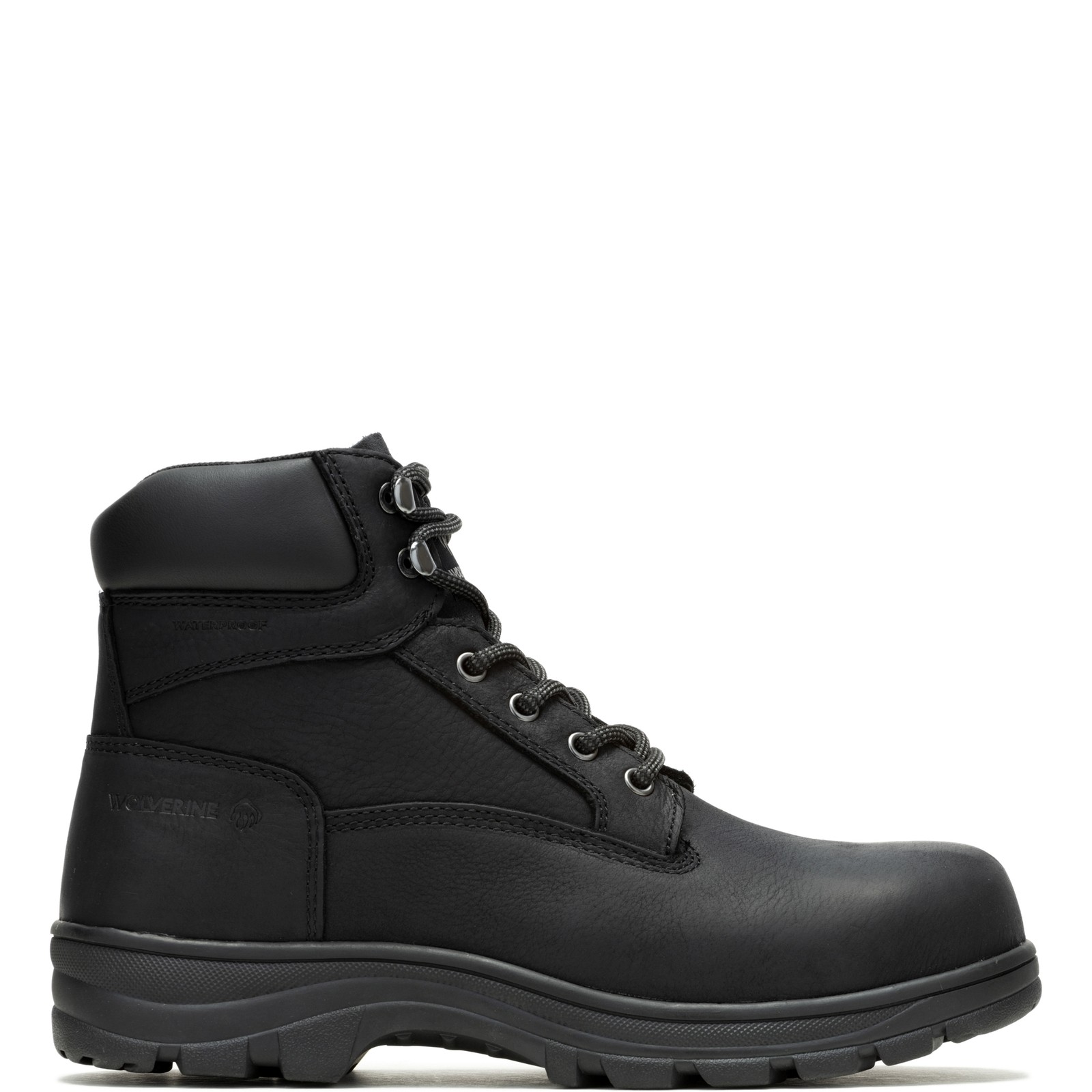 Wolverine Men Carlsbad Waterproof 6″ Steel-Toe Work Boot Shoes