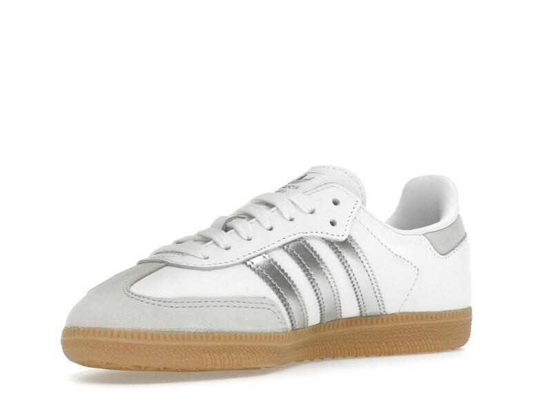 adidas Samba OG White Silver Metallic Grey W – JI2725 Shoes