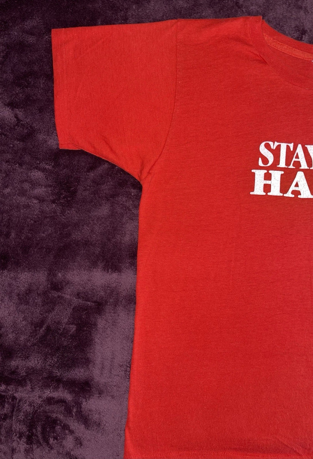 VTG 70s“STAYING HARD” Single Stitch T-Shirt-Excellent-L(fit M)Rare-Boogie Nights