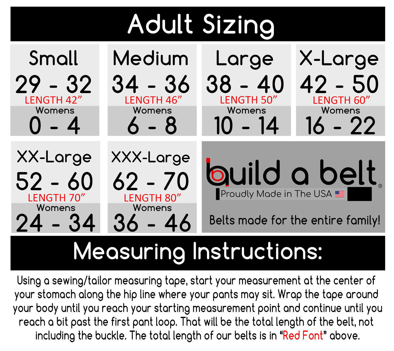 Build A Belt Men’s Classic Black Slider 1.25″ Wide Buckle with Canvas Web Belt