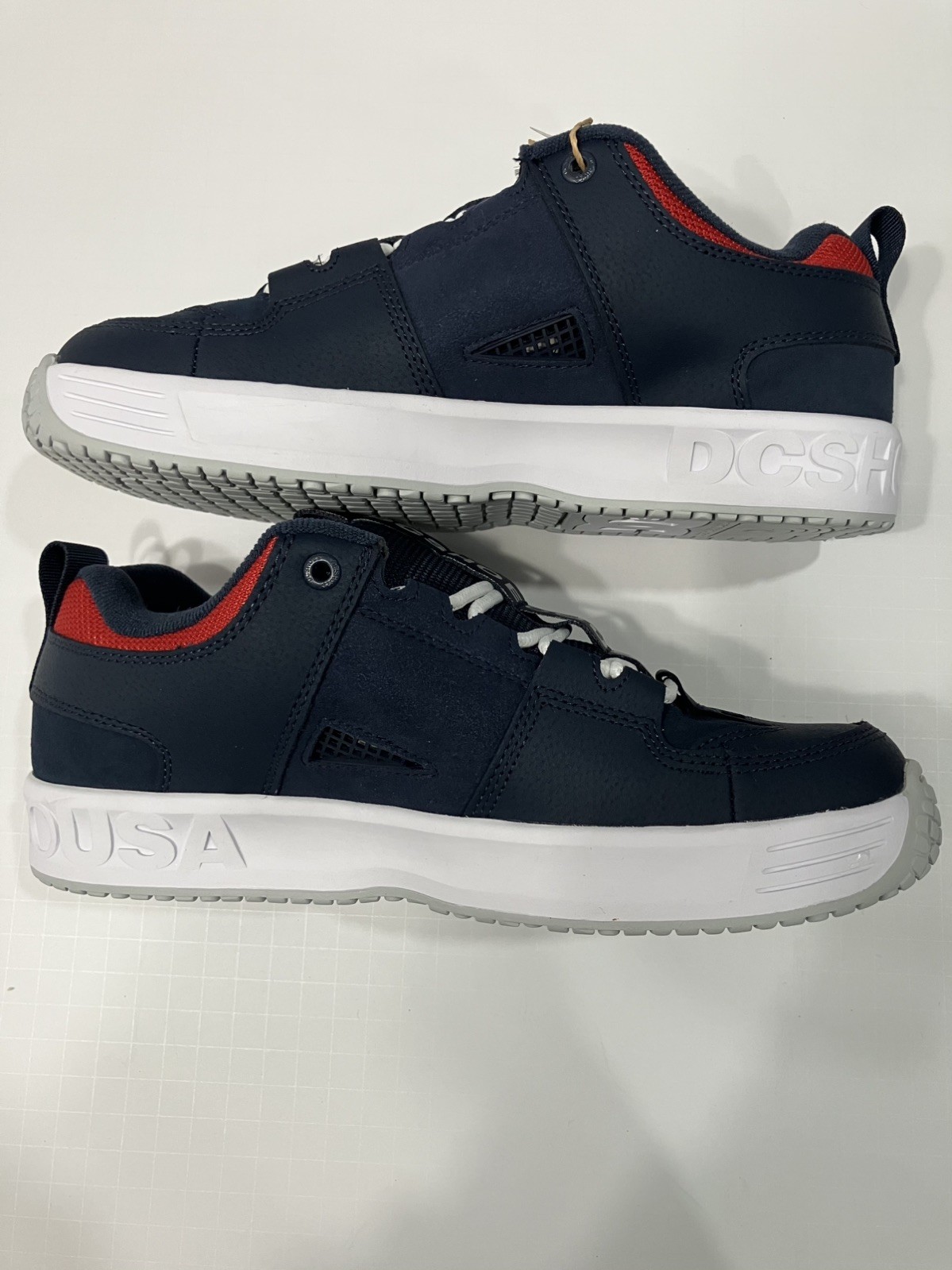 DC Lynx OG Shoes – Navy/ Red – Size 10 – Brand New – Free returns & Shipping