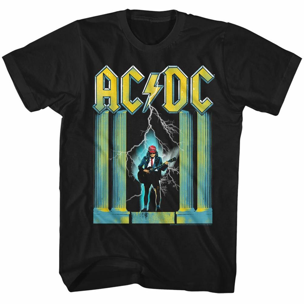 AC/DC Who Made Who Black Rock and Roll Music Band T-Shirt