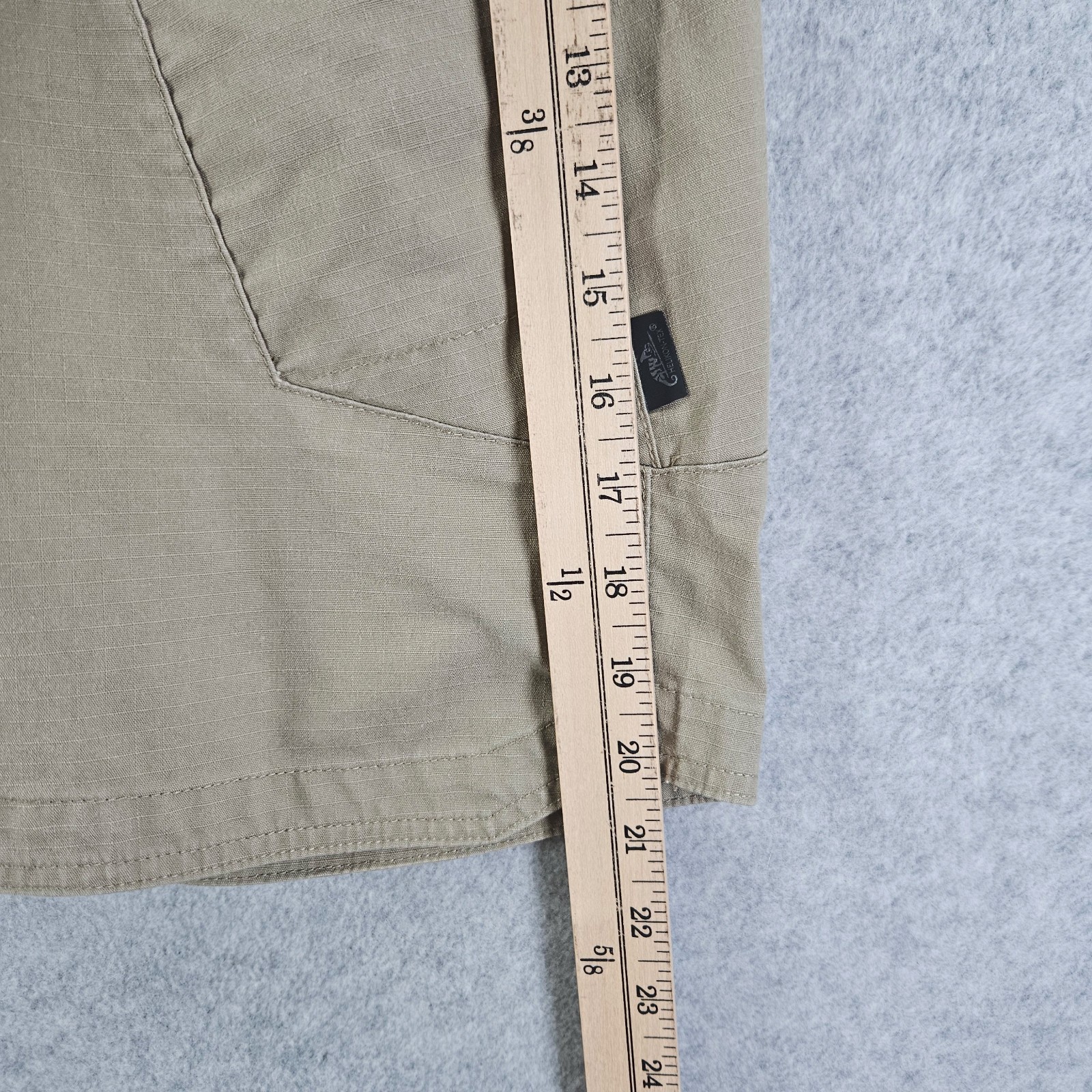 Helikon-Tex Cargo Shorts Mens 38 Urban Tactical Khaki Ripstop Hiking Gorpcore