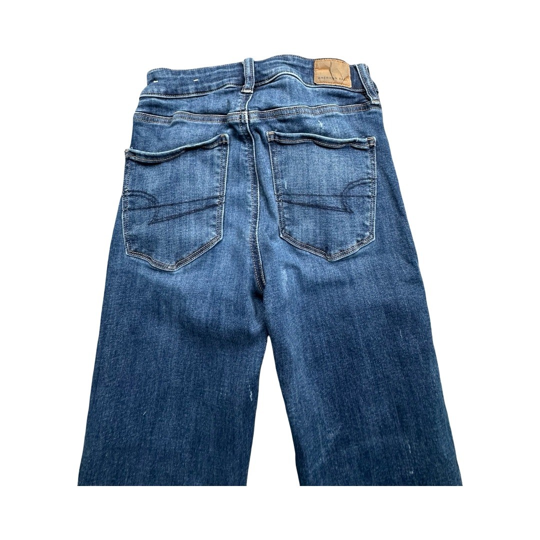 American Eagle Jegging Womens 2 Blue Hi-Rise Ne(x)t Level Stretch Skinny Jeans