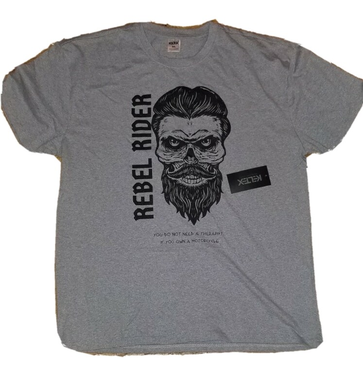 Rebel Rider “You Do Not Need A Therapist If You Own A Motorcycle” t-shirt sz 2XL
