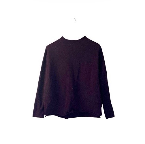 Frank & Eileen Effie Long Sleeve Funnel Neck Capelet Sweatshirt Top M Oversized