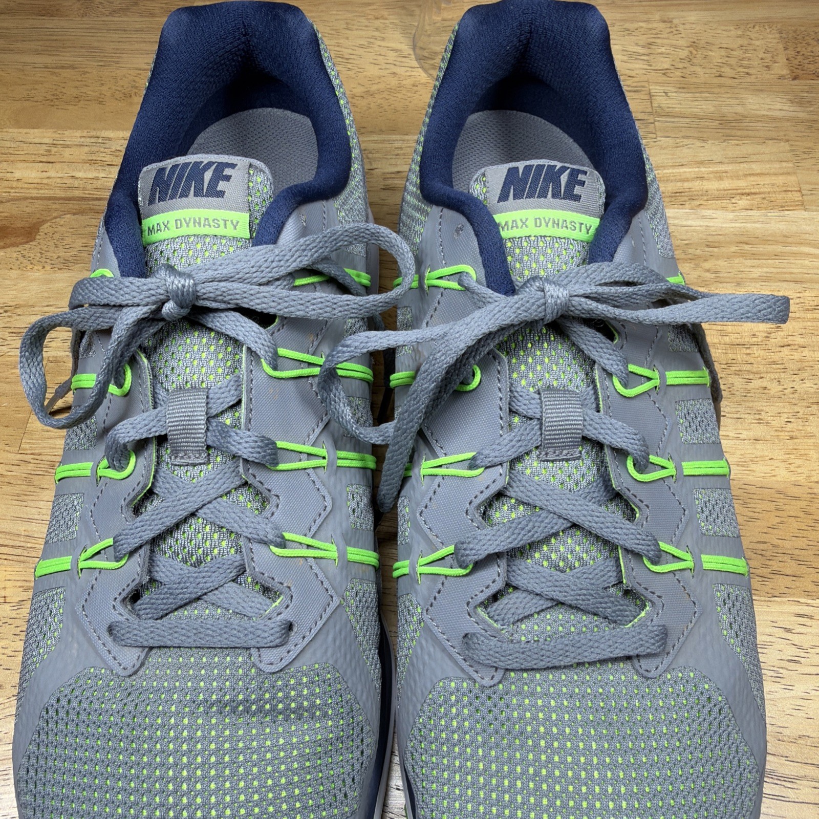 Men’s Nike Air Max Dynasty Grey/Lime Green/White Size 10