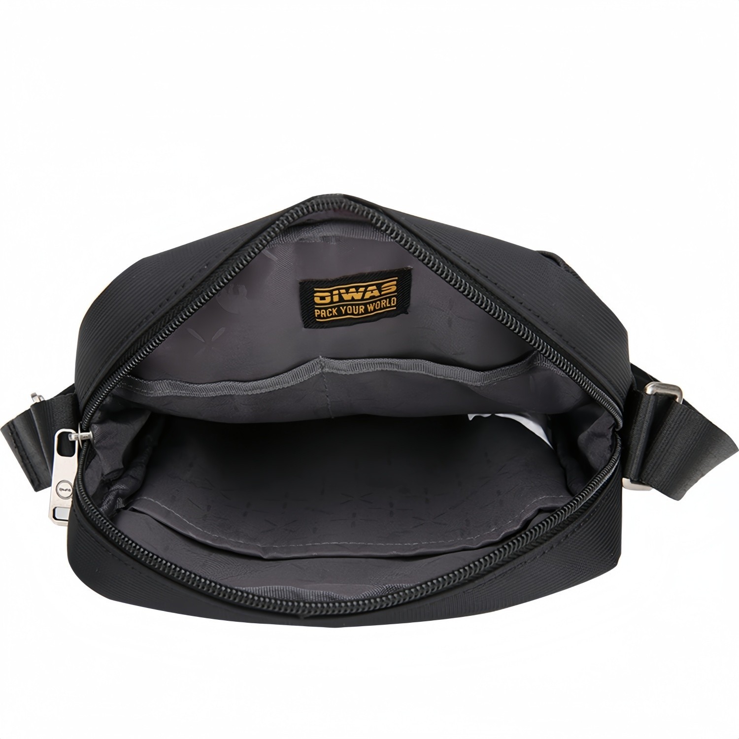 OIWAS Cross Body Bag Men Small Messenger Bag Shoulder Bag 7.9″ iPad Purse Black