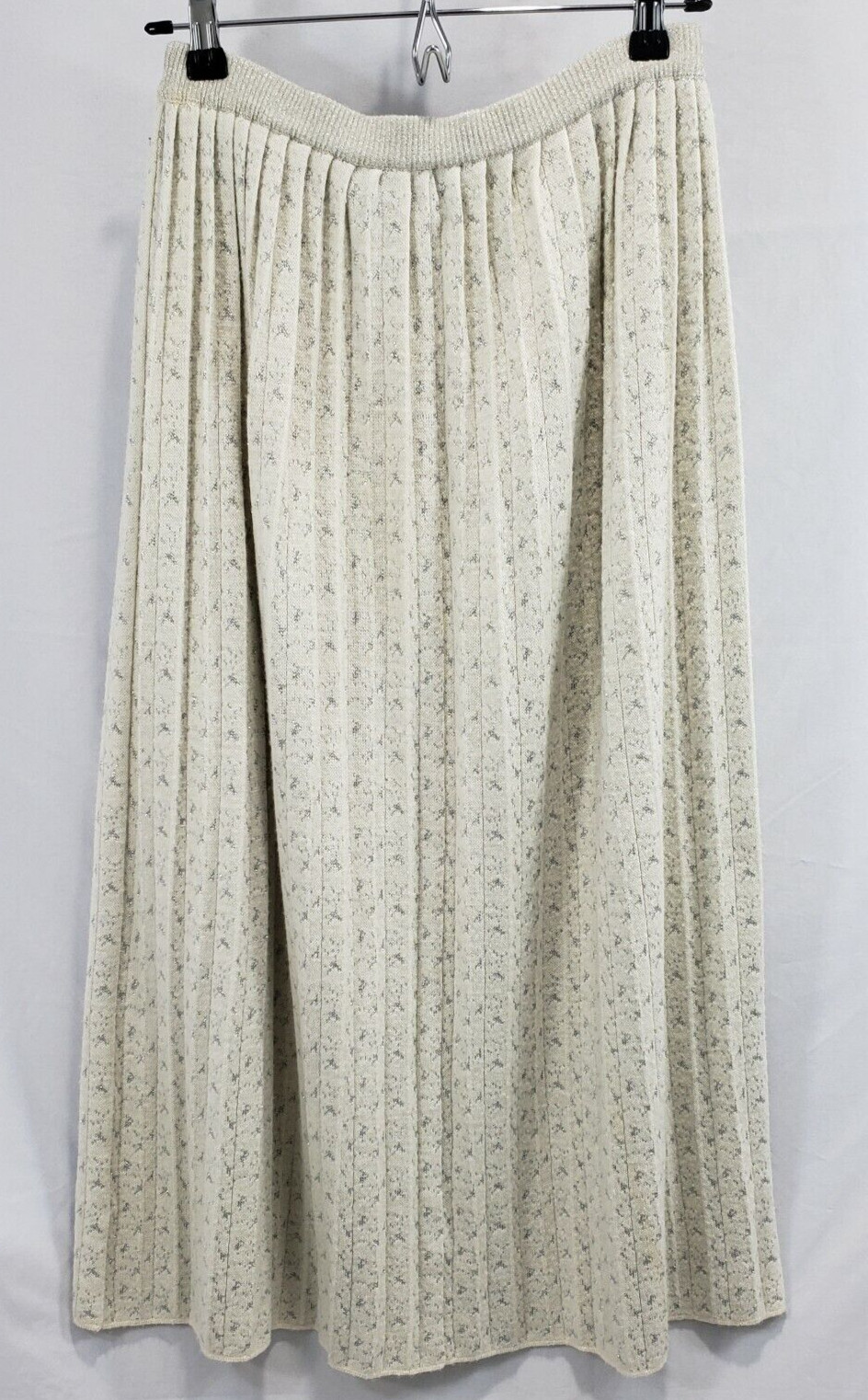 Jeanne Pierre Renee Tener Skirt Medium Women’s Tan/Silver Pre-owned