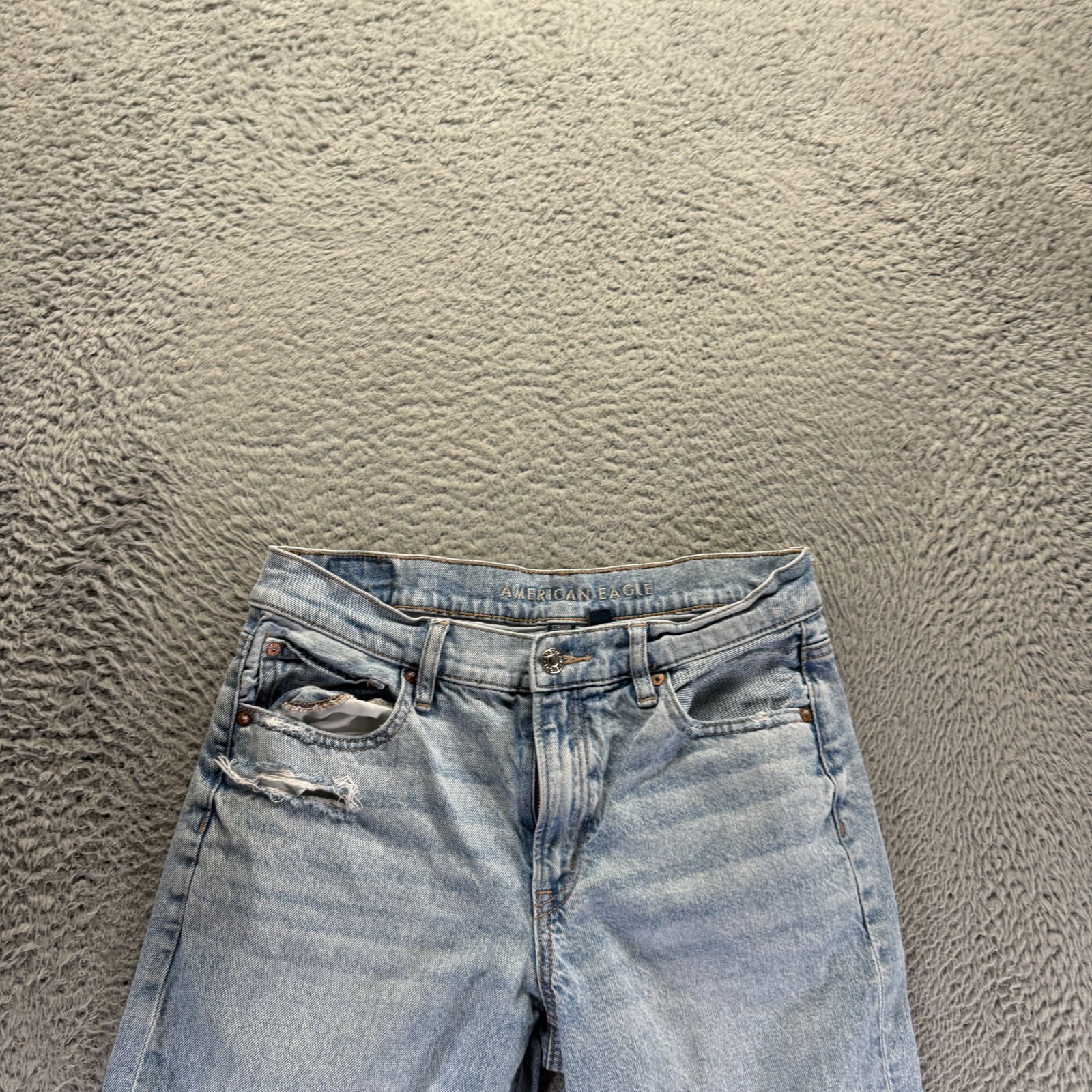American Eagle Outfitters Strigid Stovepipe Jeans Women’s 6 Blue Denim Straight