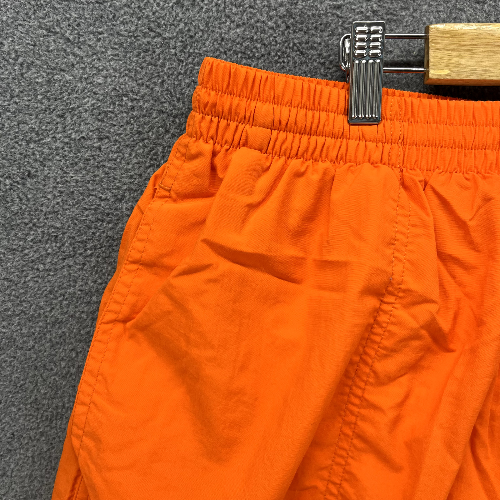 The Finals Shorts Mens 3XL Orange Trunk Deck with Back Pocket Swimwear