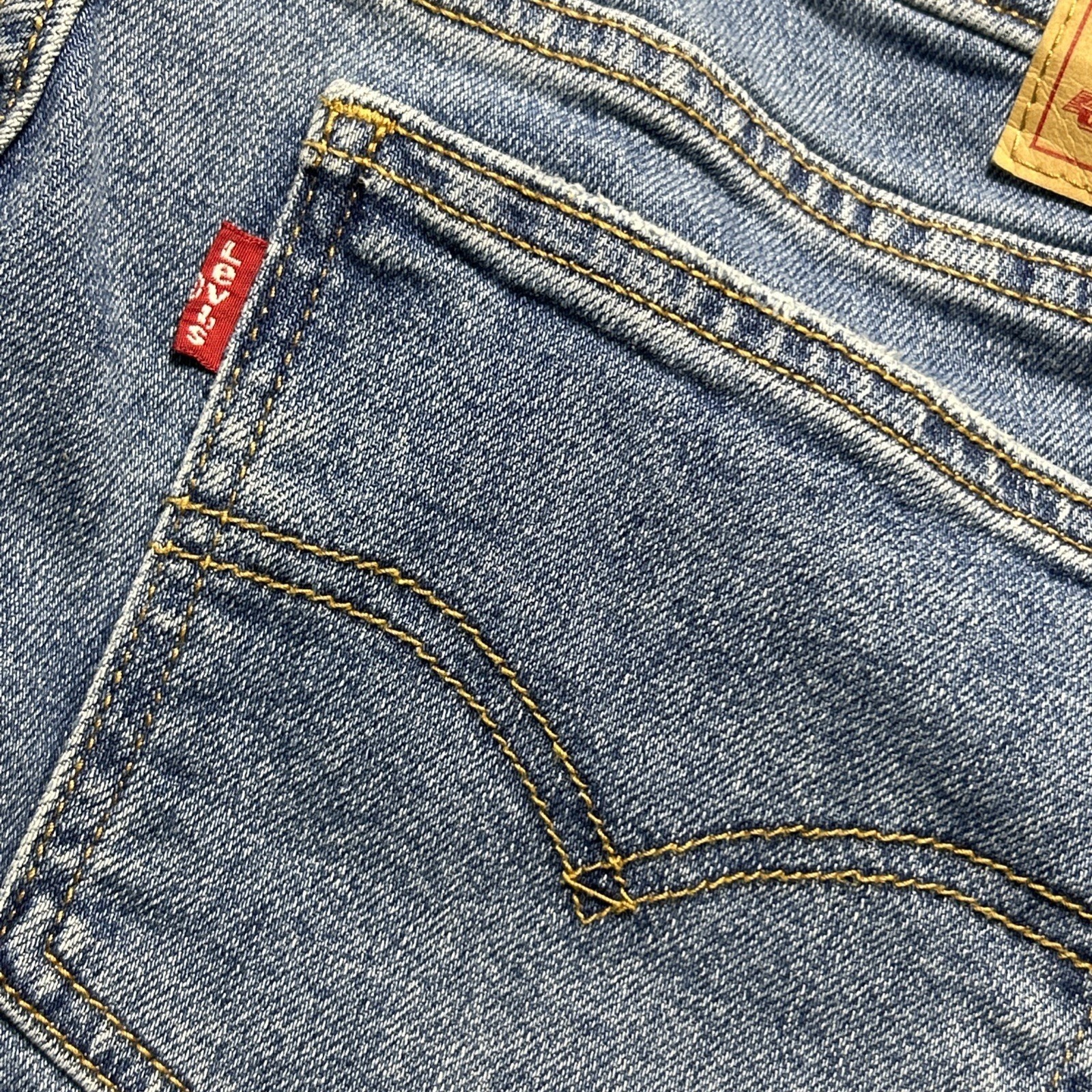 Y2K 2000s Levis Beyond Baggy Jeans Womens 31 35×25 Hamilton Wide Loose Bootcut