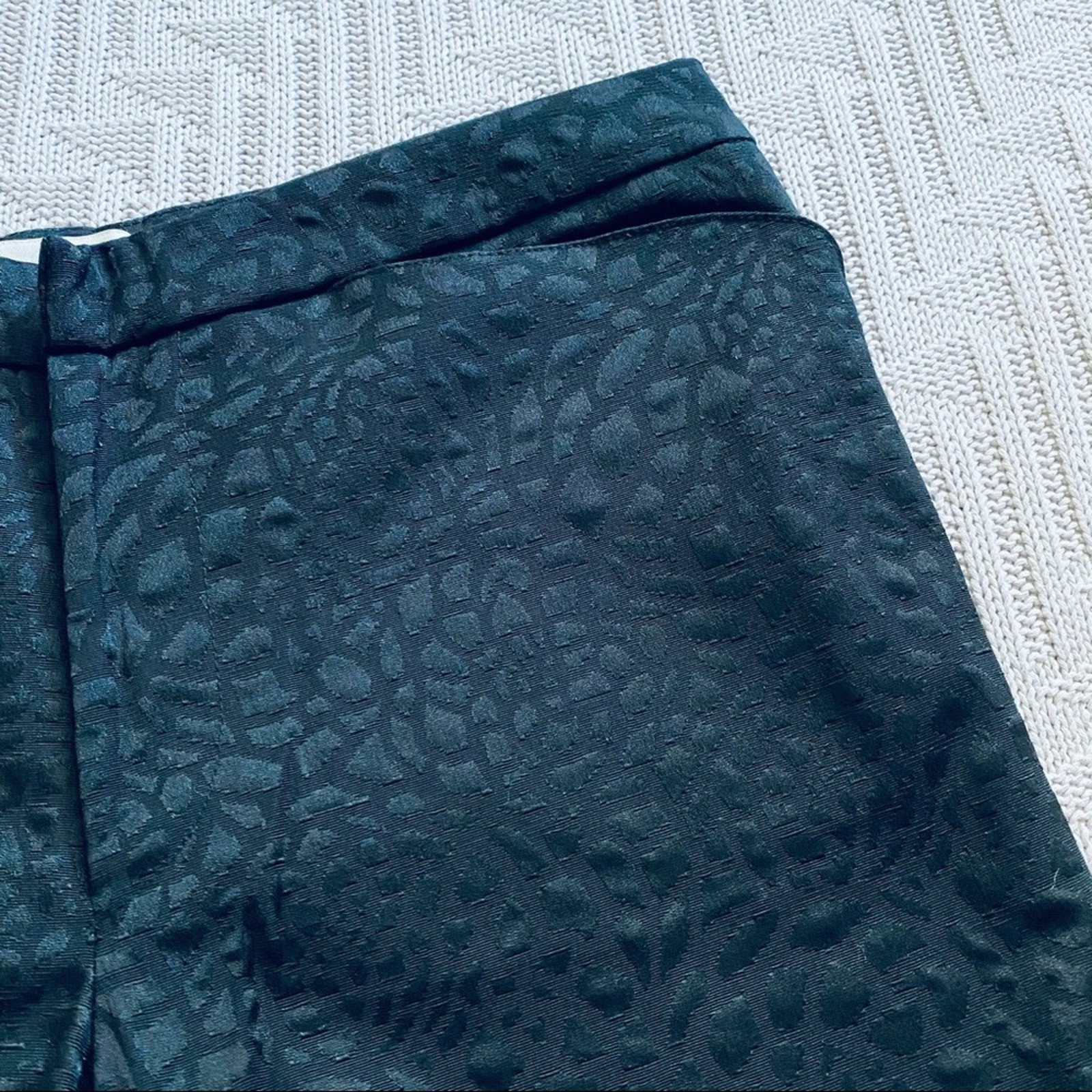 Vintage Jack Henry black giraffe print pants