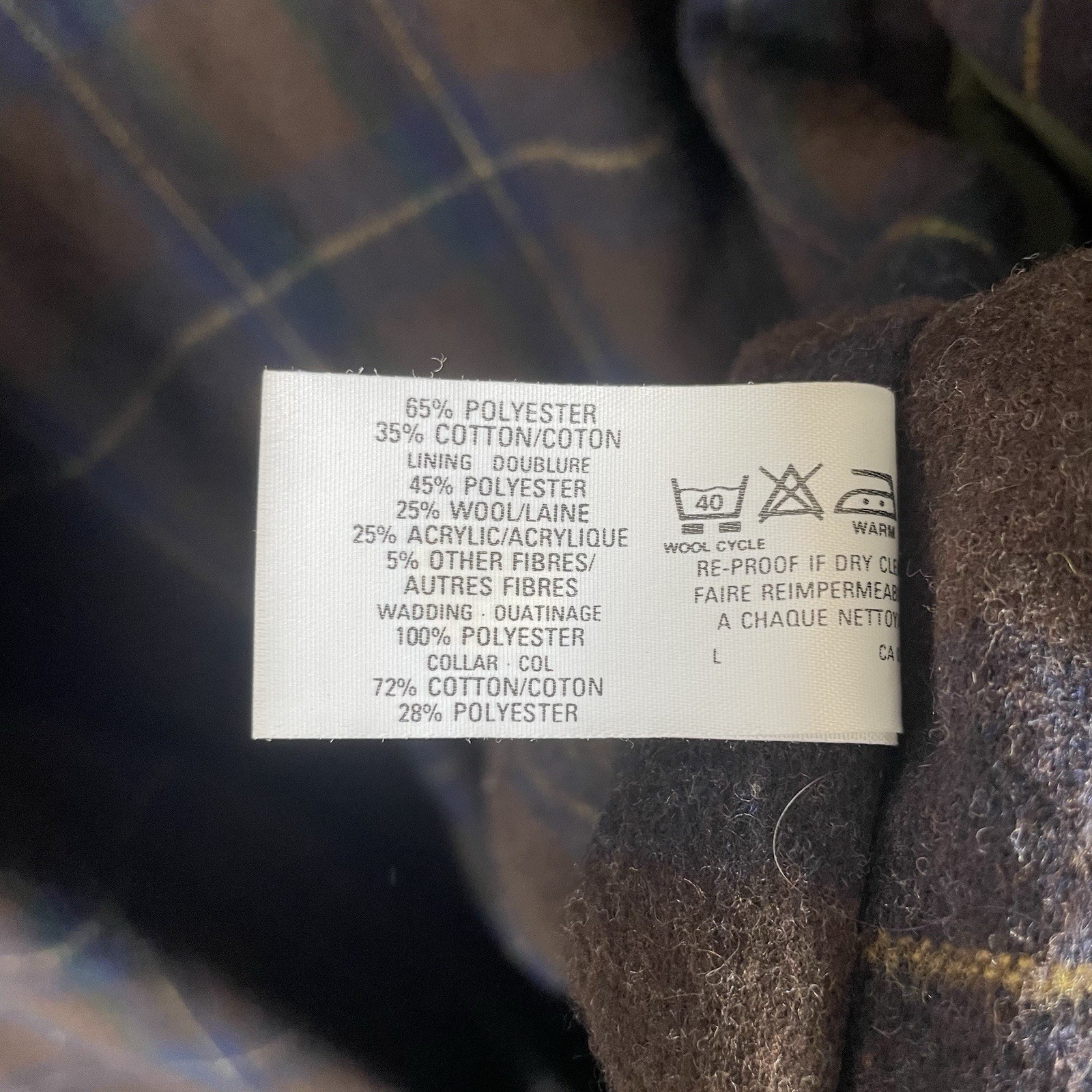 Vintage St Michael UK Coat Mens Large Brown Padded Outdoor Utility Jacket